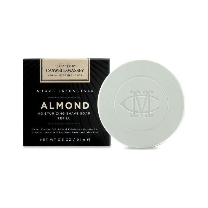 Caswell-Massey Almond Shave Soap/Cream Collection Shaving soap & Cream Pasteur Pharmacy 3.3 oz Shaving Soap Refill