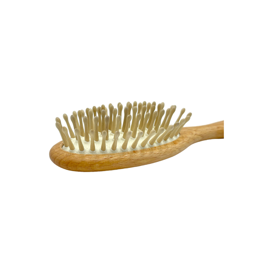 Dural Beech wood rubber cushion hair brush with wooden pins Hair Brush Pasteur Pharmacy