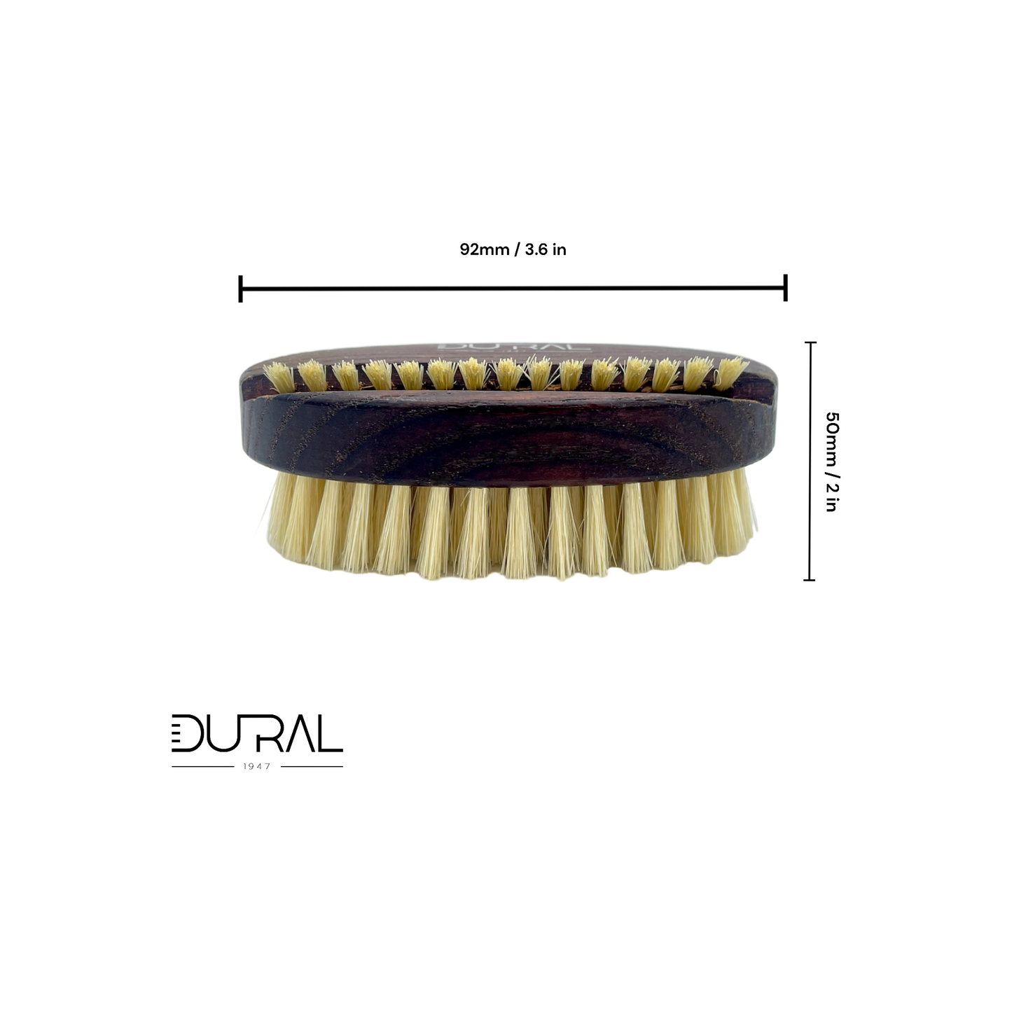 Dural Thermo ash wood hand & nail brush with natural bristles Hand & Nail Brush Pasteur Pharmacy