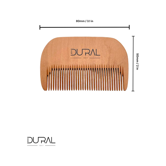 Dural Pear Wood Hand Made Beard Comb Beard Comb Pasteur Pharmacy
