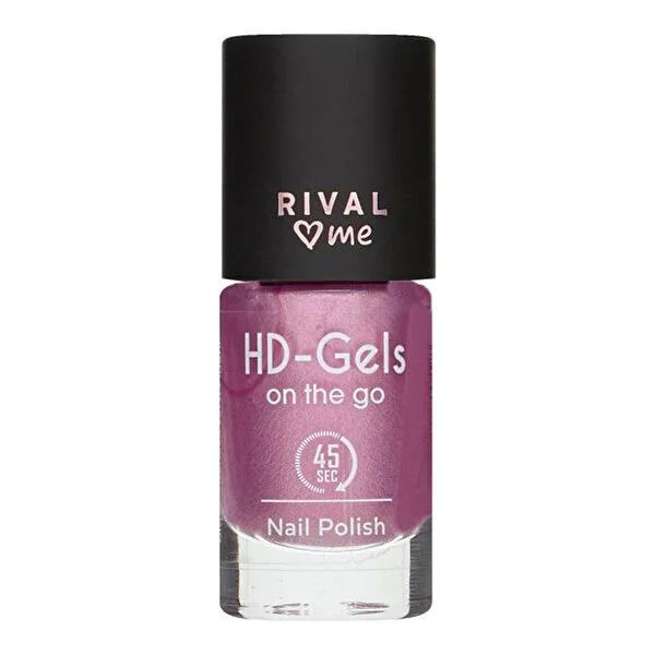 Rival Loves Me HD Gels Nail Gel Polish - Quick Drying, Intense Color, Lazy Daisy Effect - 9ml