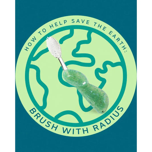 Radius Big Brush Replaceable Soft Head Right Hand Toothbrush (Assorted Colors) Toothbrush Pasteur Pharmacy