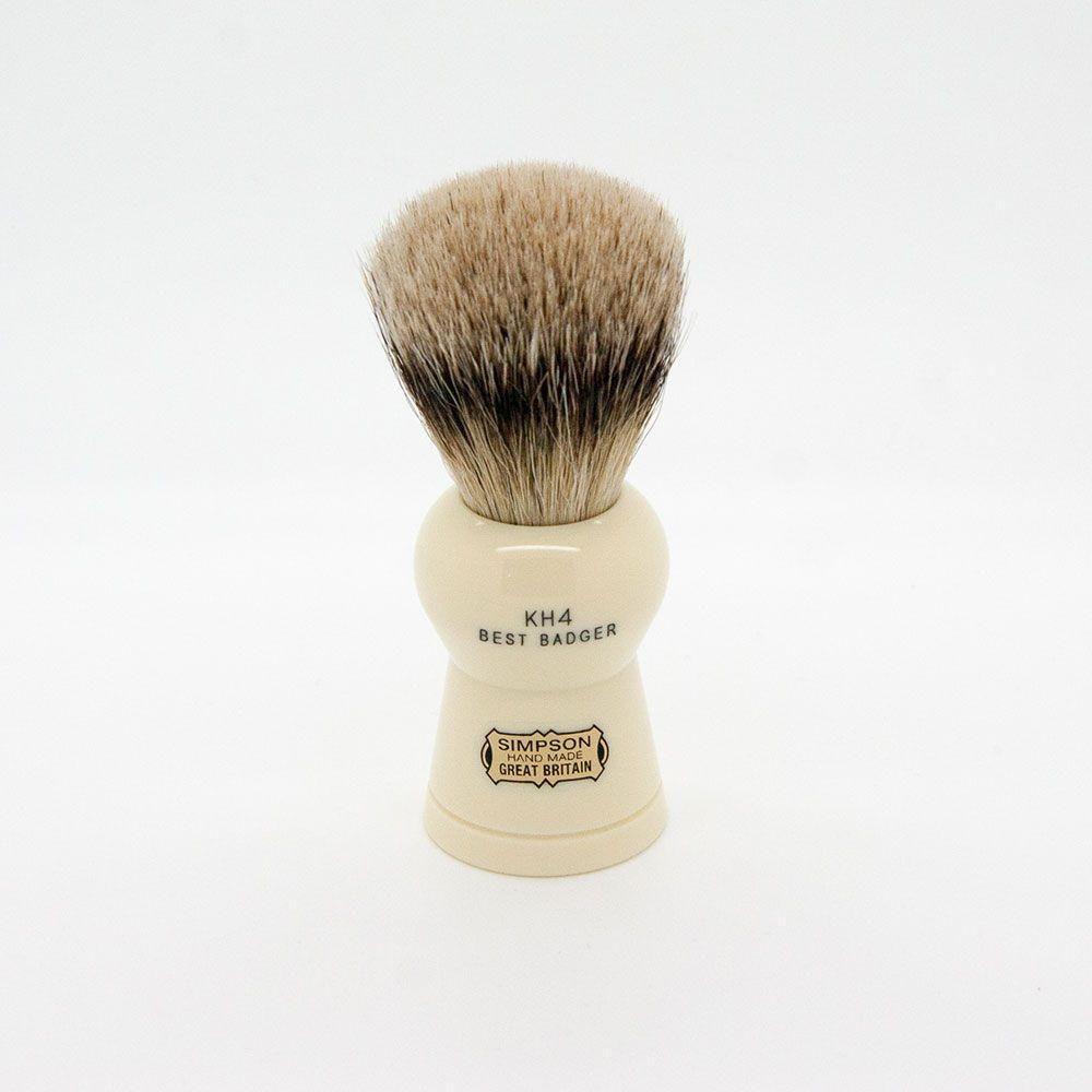 Simpsons Keyhole Kh4 Best Badger Hair Shaving Brush Large - Imitation Ivory Shaving Brush Pasteur Pharmacy