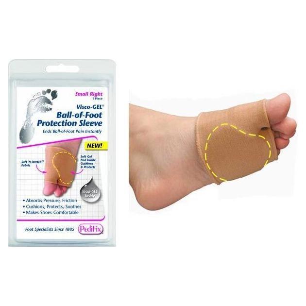 PediFix Visco-Gel Ball of Foot Protection Sleeve - Large Left Foot Protection Sleeve Pasteur Pharmacy