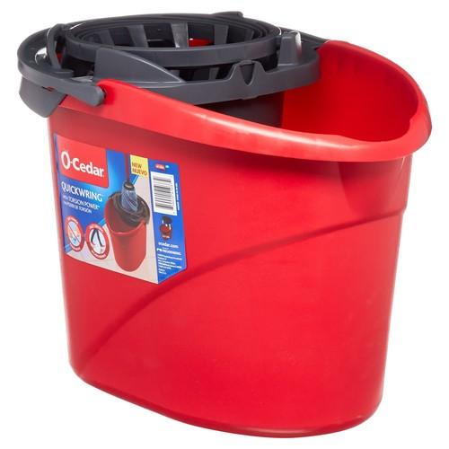 2.5 Gallon Mop Bucket With Wringer, Red