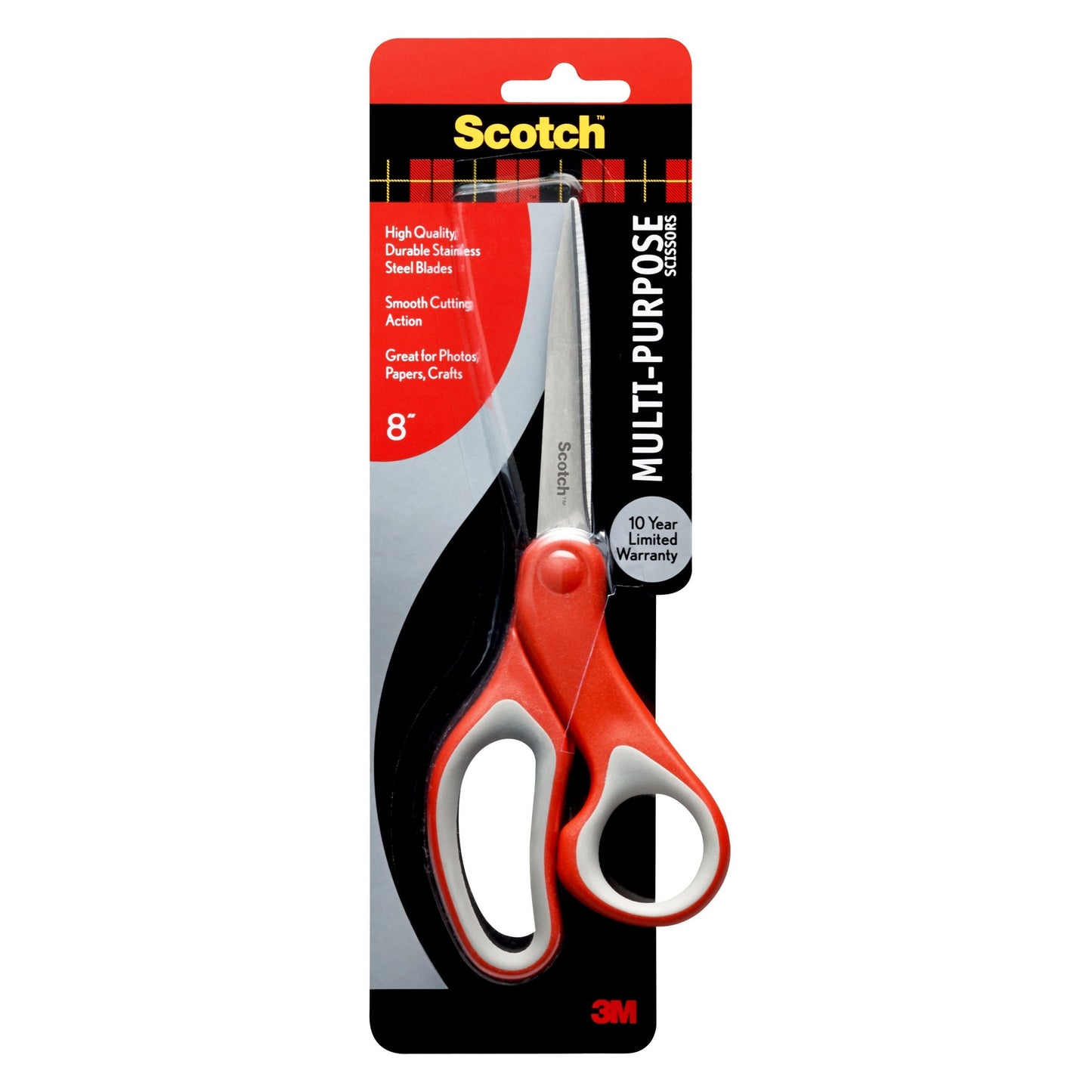 Scotch Scissors, Multi Purpose, 8 Inches Craft & Office Scissors Pasteur Pharmacy