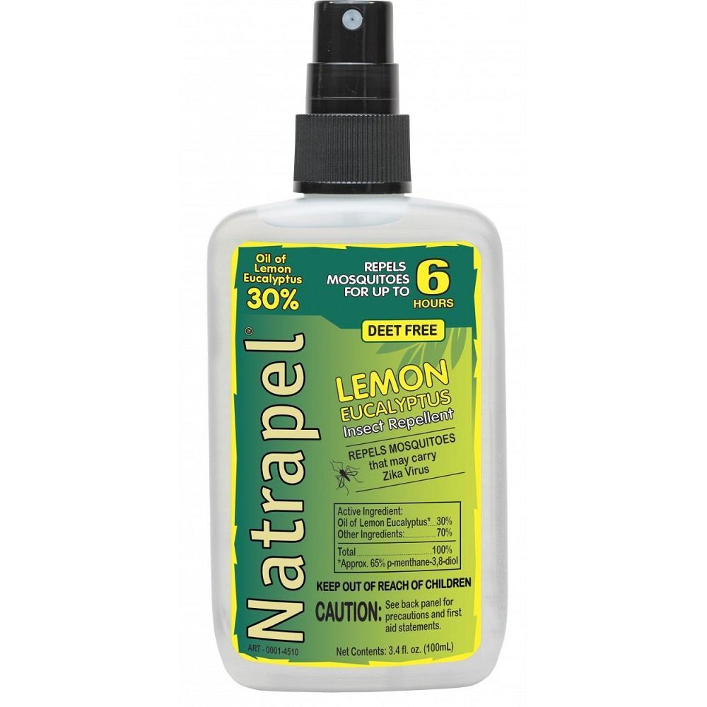 Natrapel Lemon Eucalyptus Mosquito Repellent - 3.4 Oz 0006-6860 Repellents Pasteur Pharmacy