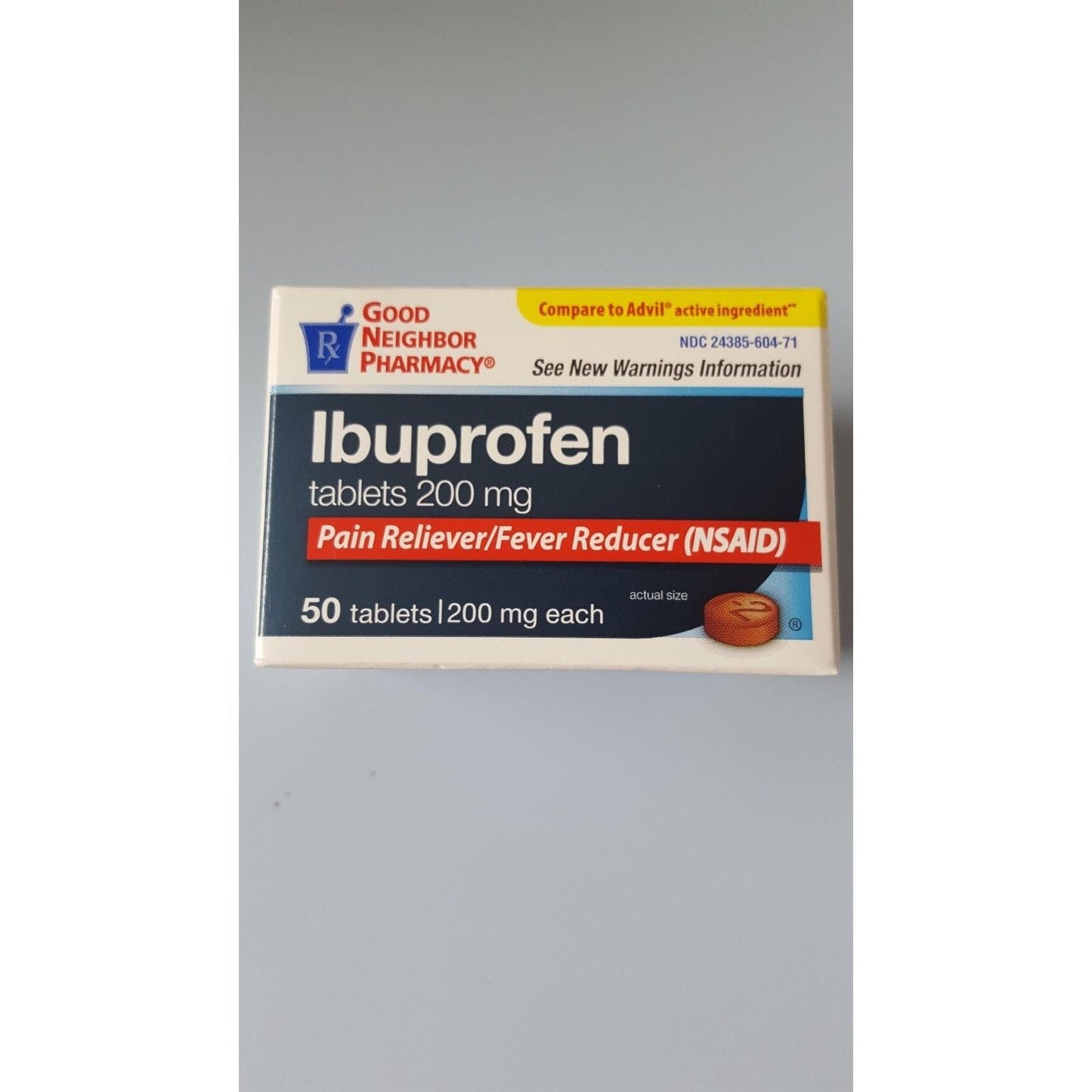G.n.p. Ibuprofen 200 Mg 50 Tablets Medicine & Drugs Pasteur Pharmacy