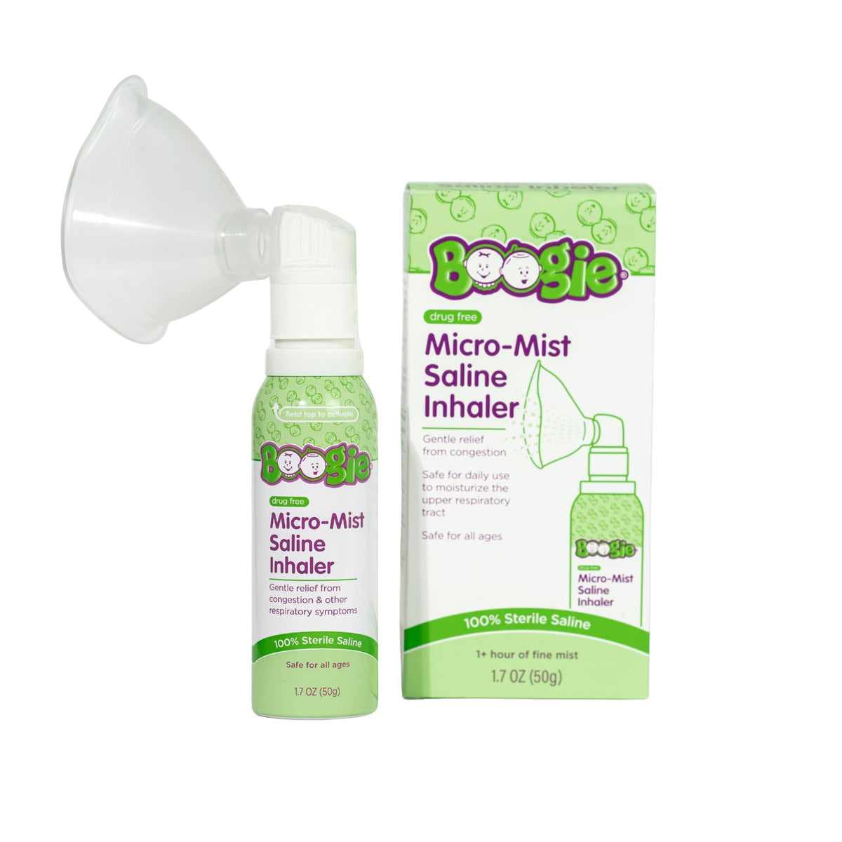 Boogie The Brand Micro-Mist Saline Inhaler - 1.7oz