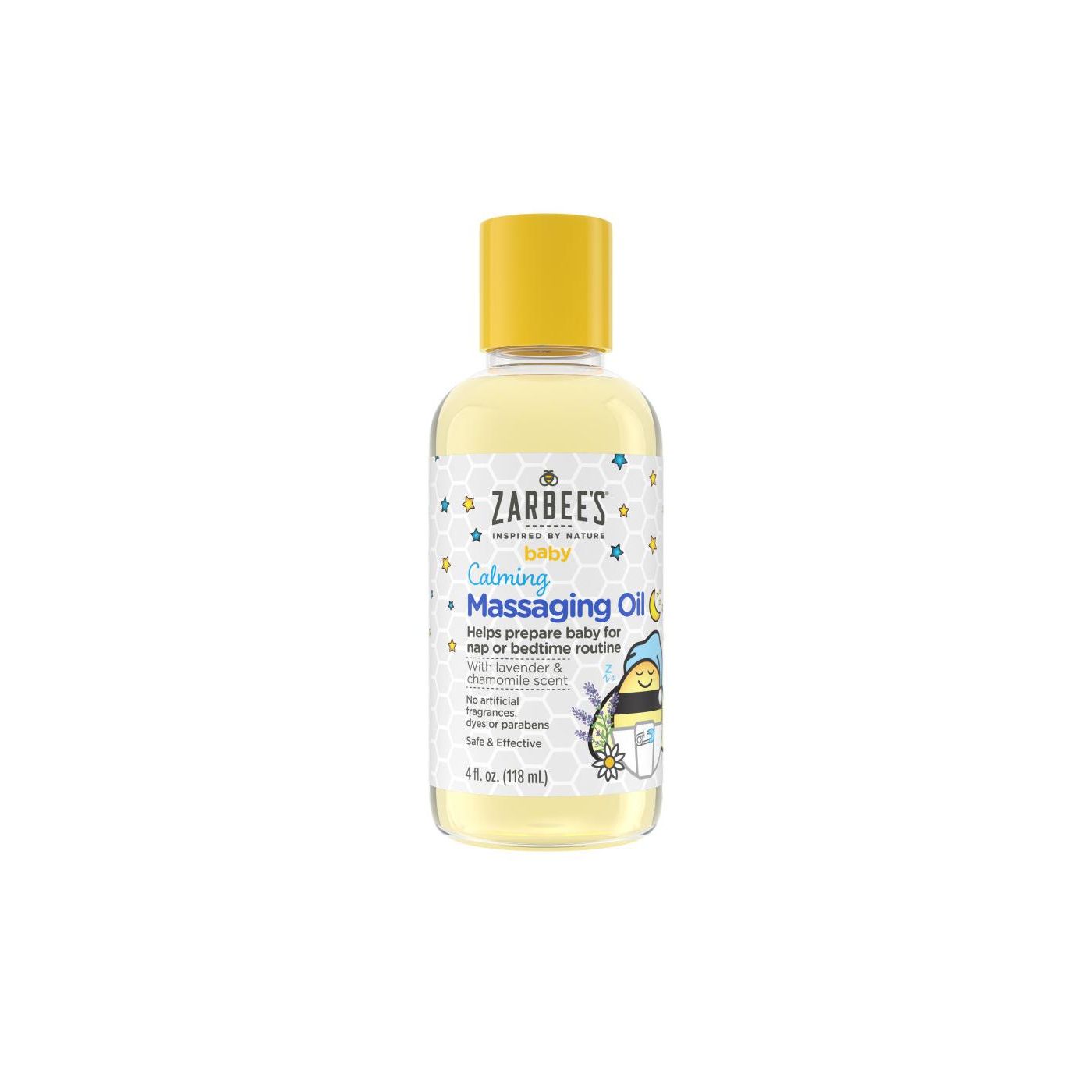 Zarbee's Naturals Baby Calming Massage Oil 4 Fl. Oz. Bottle Baby & Toddler Pasteur Pharmacy