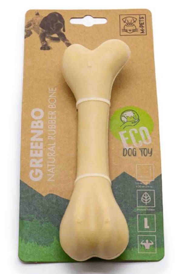 M-Pets Greenbo Natural Large Dog Bone Toy 20cm