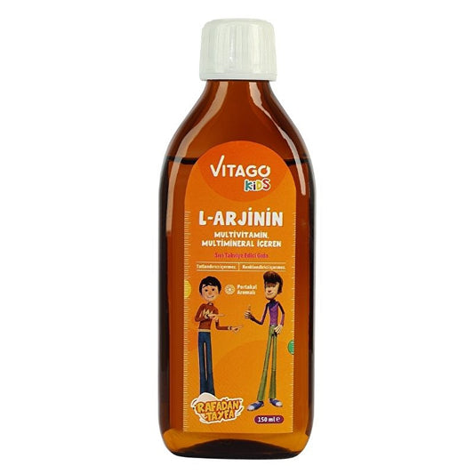 Vitago Kids L-Arginine Multivitamin Syrup 150ml - Immune Support | Triawell
