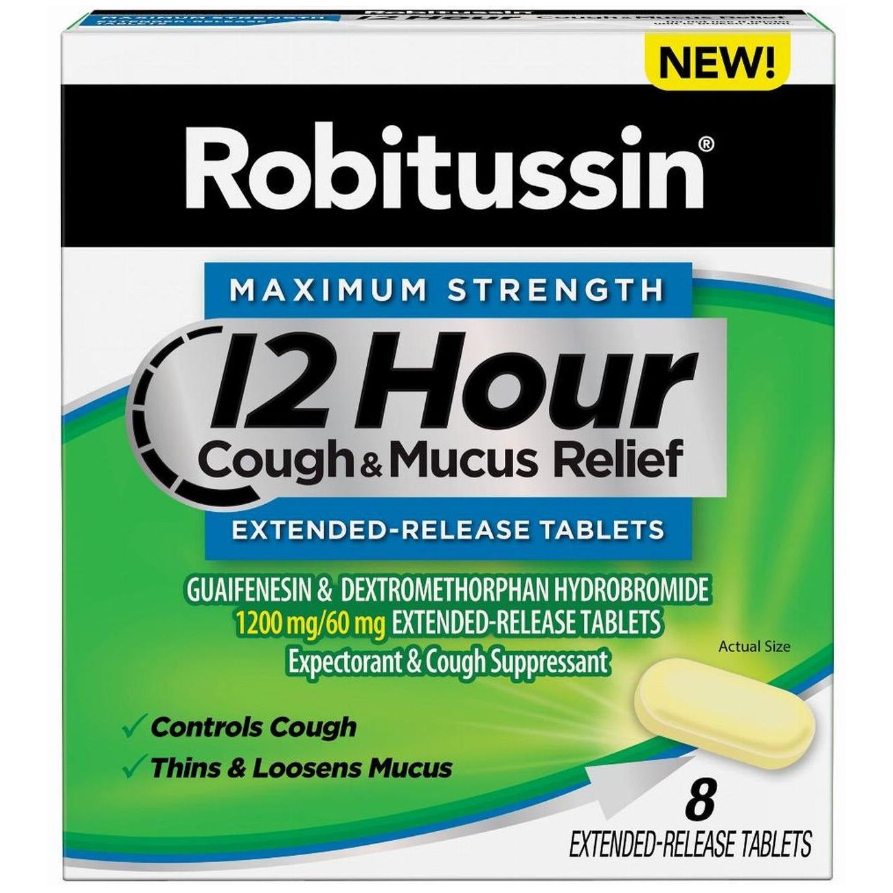 Robitussin Maximum Strength 12 Hour Cough And Mucus Relief Tablets Personal Care Pasteur Pharmacy