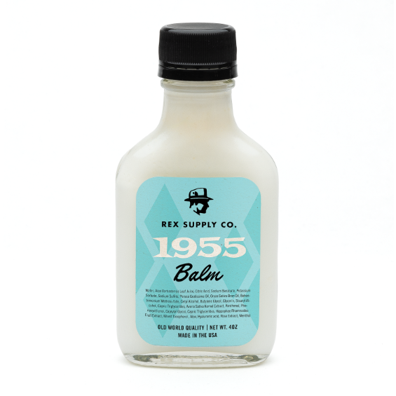 Rex Supply Co. 1955 Old World After Shave Balm 4 Oz After Shave Balm Pasteur Pharmacy