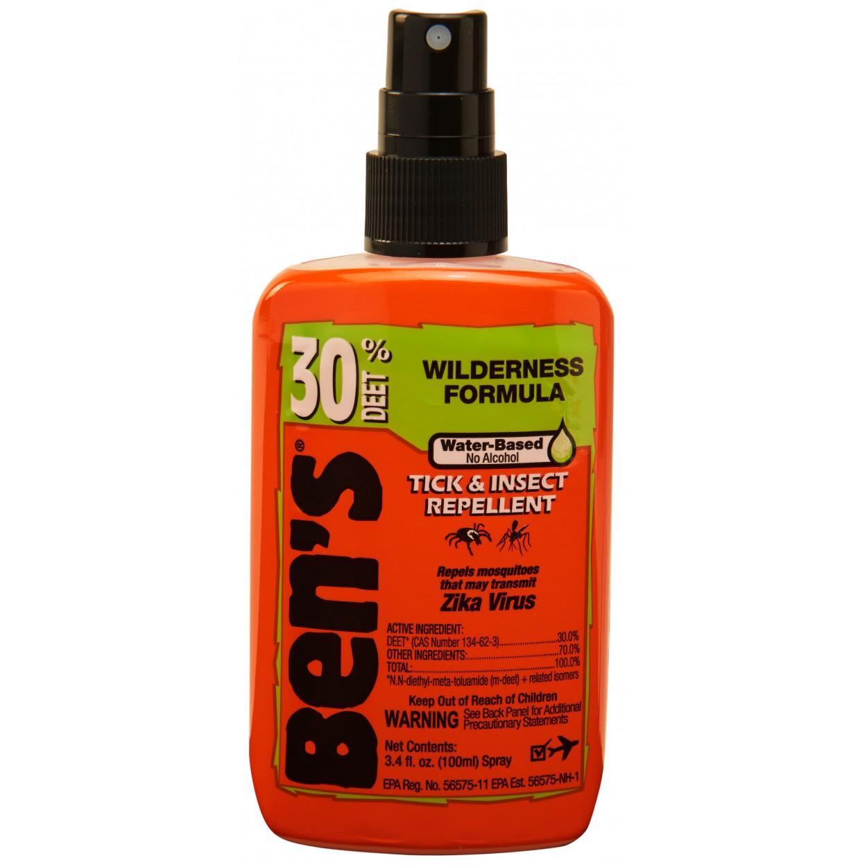 Ben's 30% Deet 3.4 Oz. Insect Repellent Pump Spray Repellents Pasteur Pharmacy