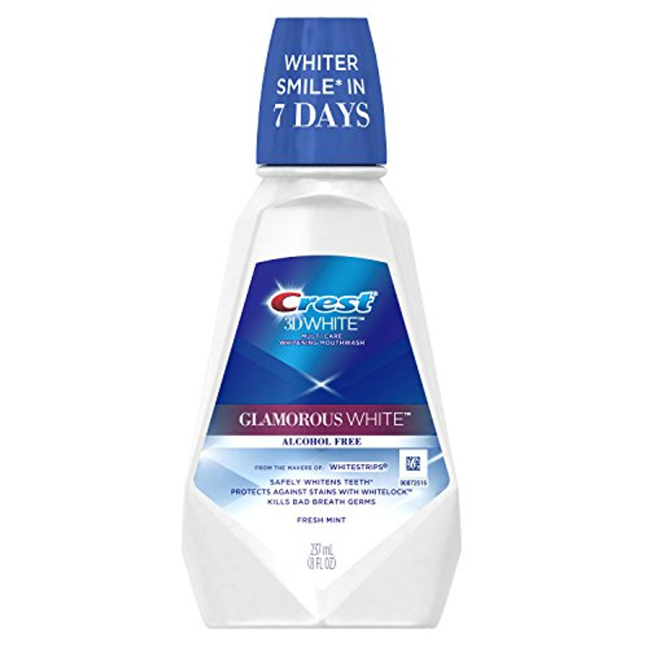 Crest 3D White Mouthwash, Glamorous White, Fresh Mint Mouthwash Pasteur Pharmacy