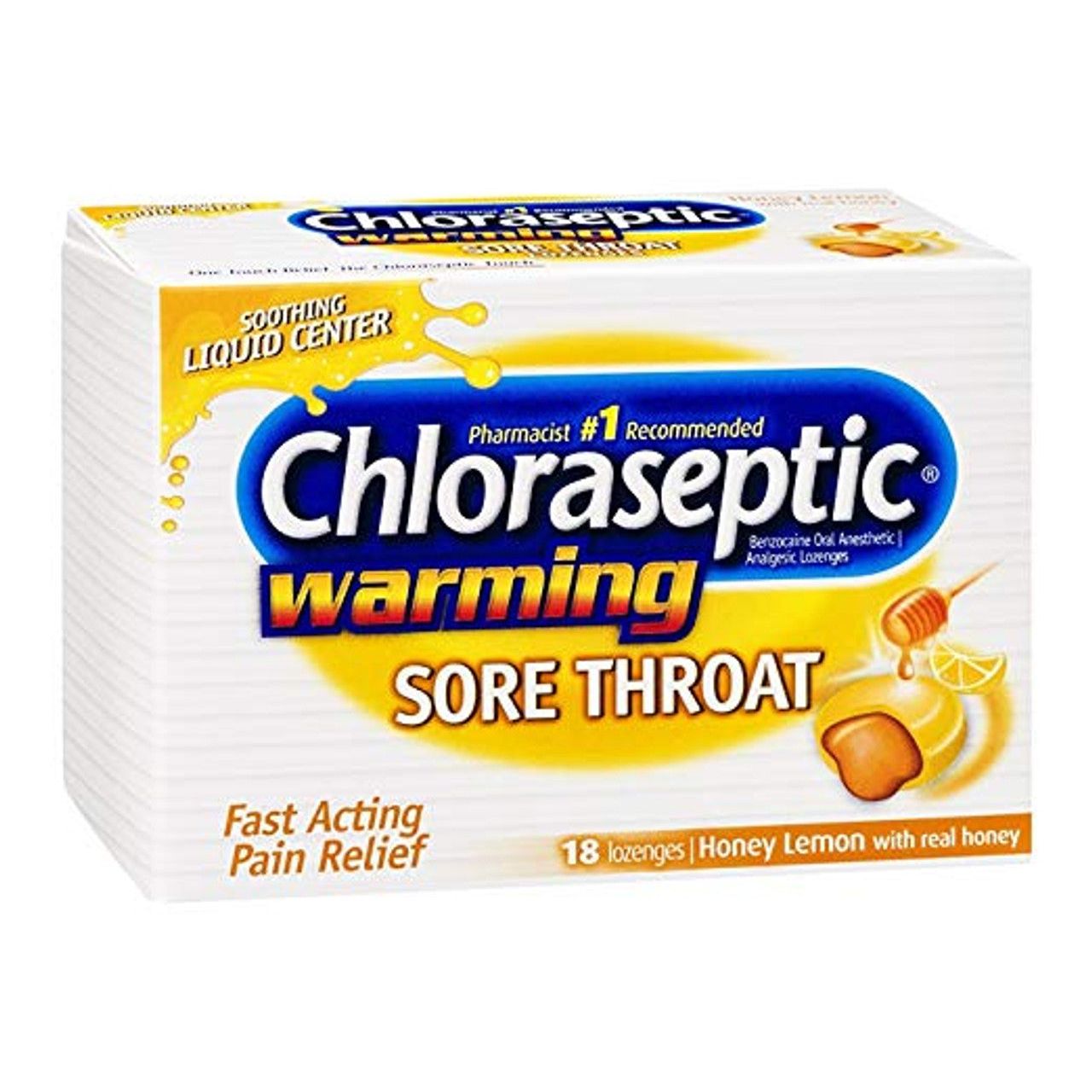 Chloraseptic Warming Sore Throat Lozenges, Honey Lemon Health & Beauty Pasteur Pharmacy