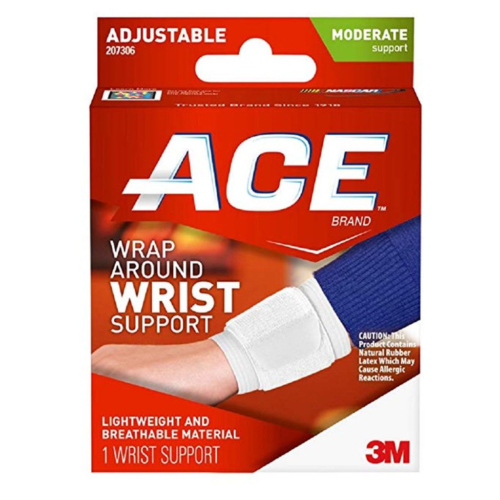 Ace Wrap Around Wrist Support Adjustable - Each First Aid Pasteur Pharmacy