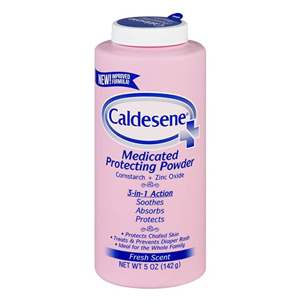 Caldesene Medicated Protecting Powder, Cornstarch & Zinc Oxide, Baby Diaper Rash Treatment, 5 oz Diaper Rash Treatments Pasteur Pharmacy