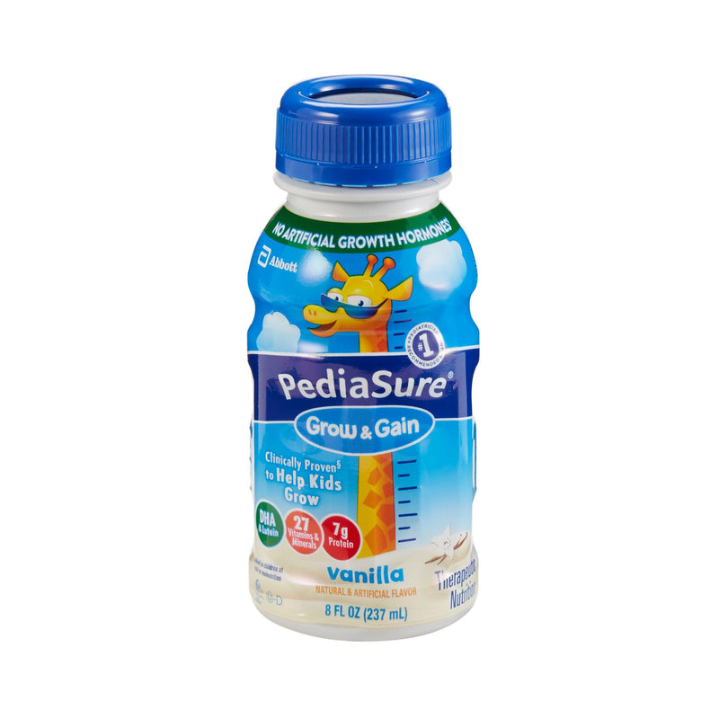 PediaSure Grow & Gain Vanilla 24x8 Oz Bottle Institutional Baby Food Pasteur Pharmacy