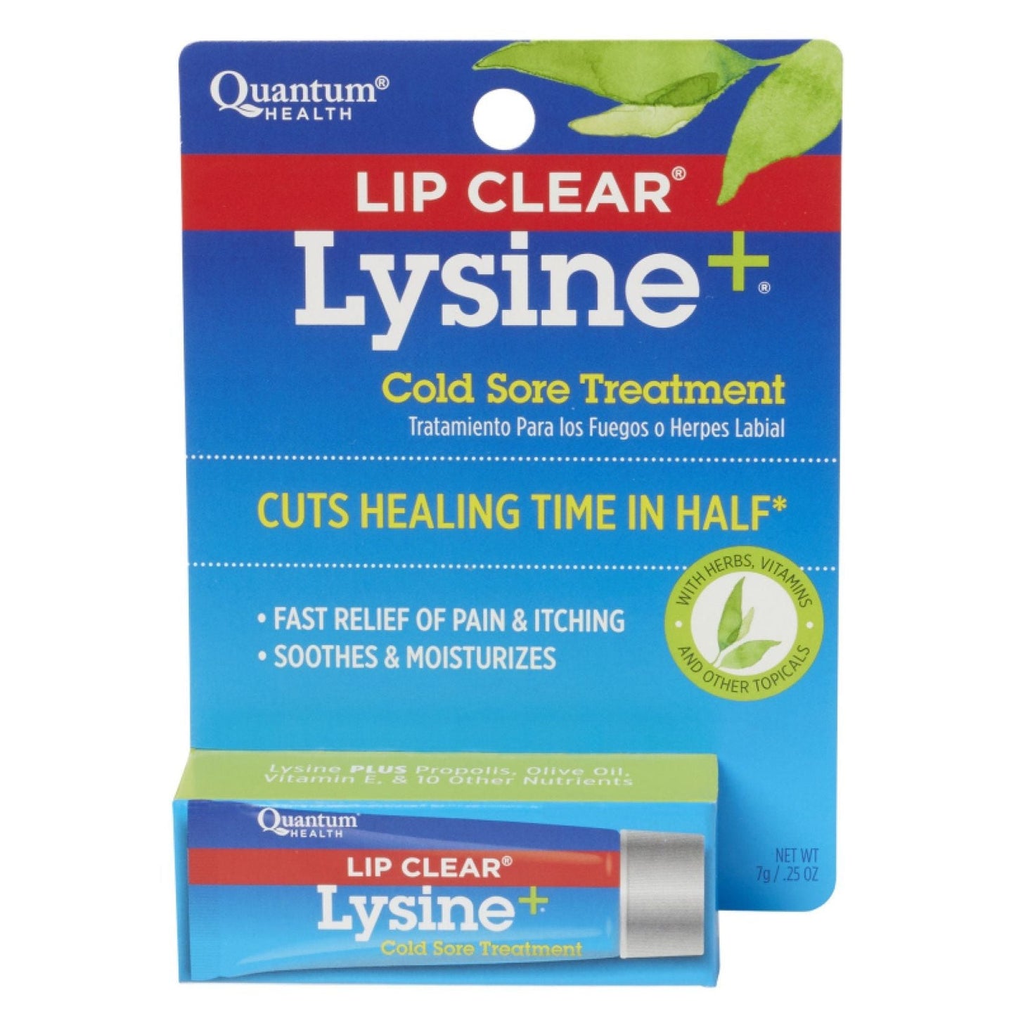 Quantum Health Lysine Plus Cold Sore Treatment Lip Clear Ointment By 0.25 Oz Health & Beauty Pasteur Pharmacy