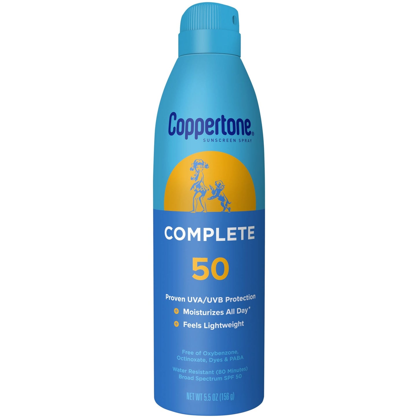 Coppertone Complete Sunscreen Spray - SPF 50 - 5.5oz Sunscreen Pasteur Pharmacy