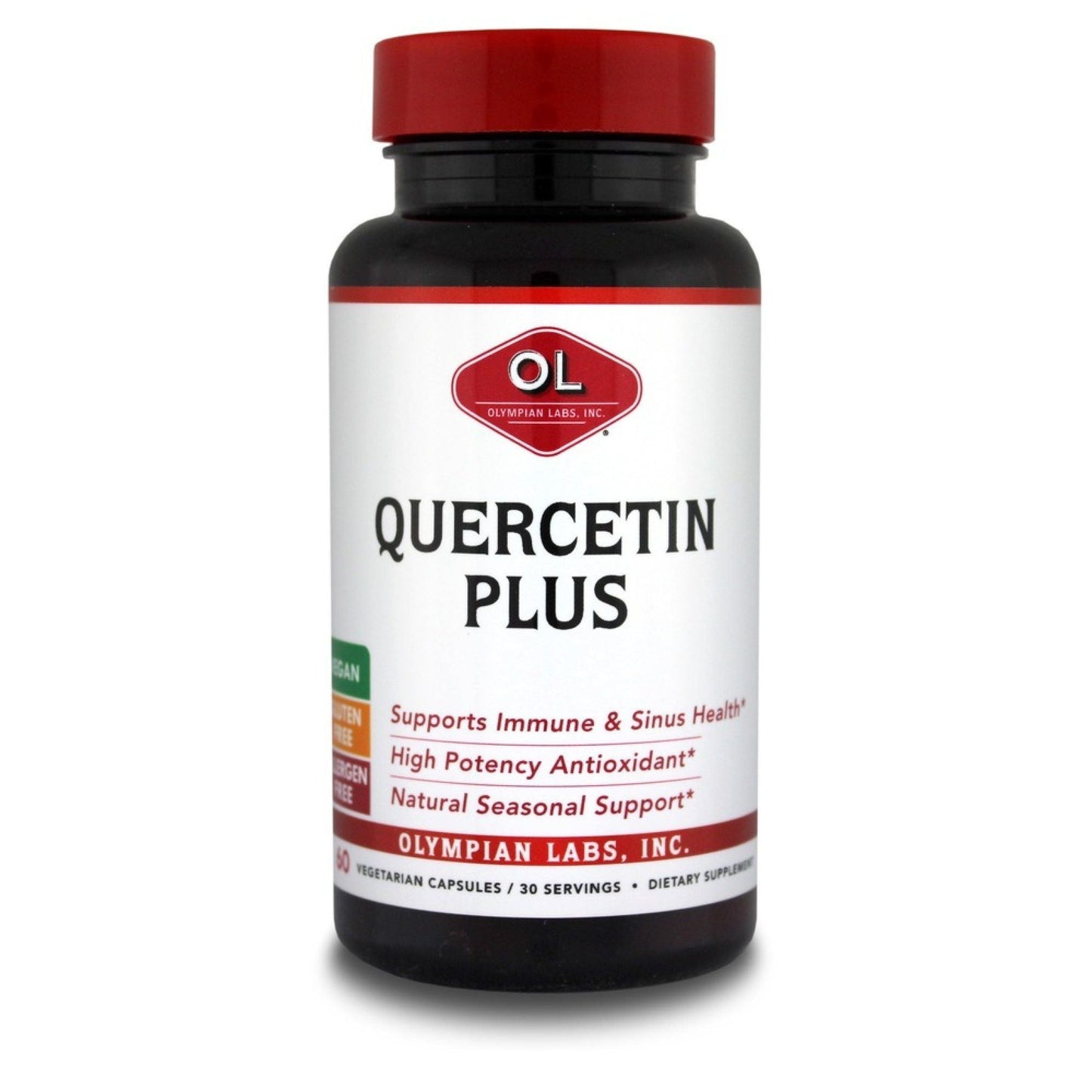 Olympian Labs Quercetin Plus - 1 G - 60 Vegetarian Capsules Vitamins & Supplements Pasteur Pharmacy