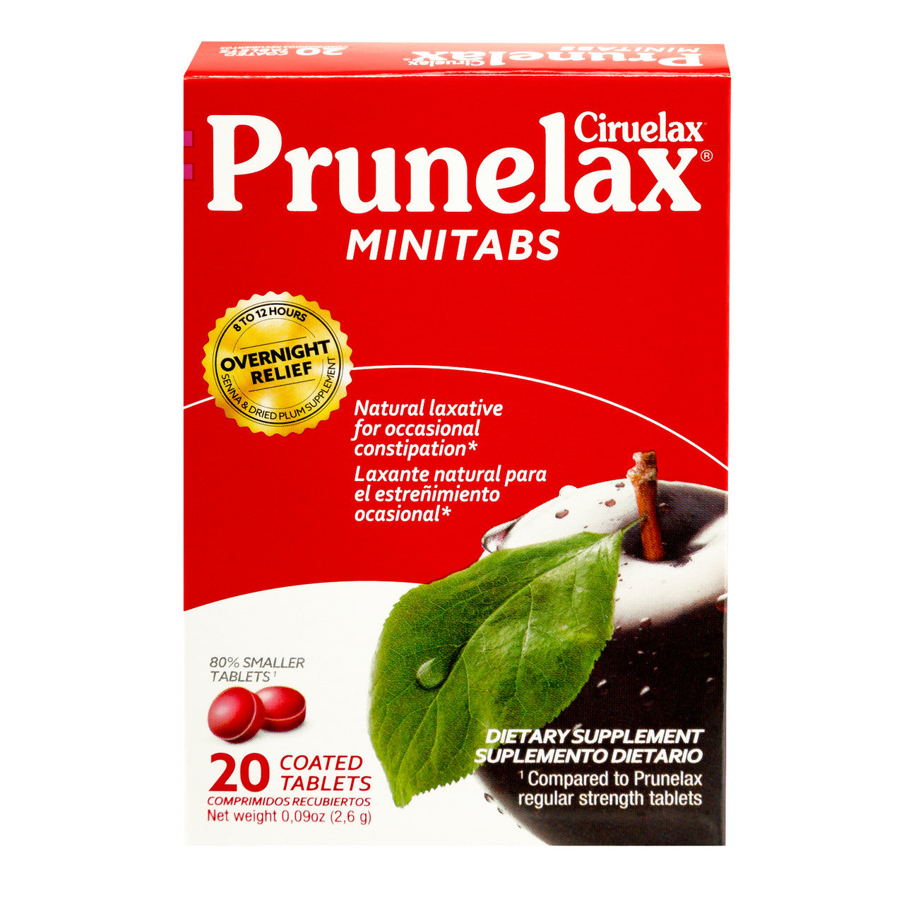 Prunelax Ciruelax Minitabs 20 Health & Beauty Pasteur Pharmacy