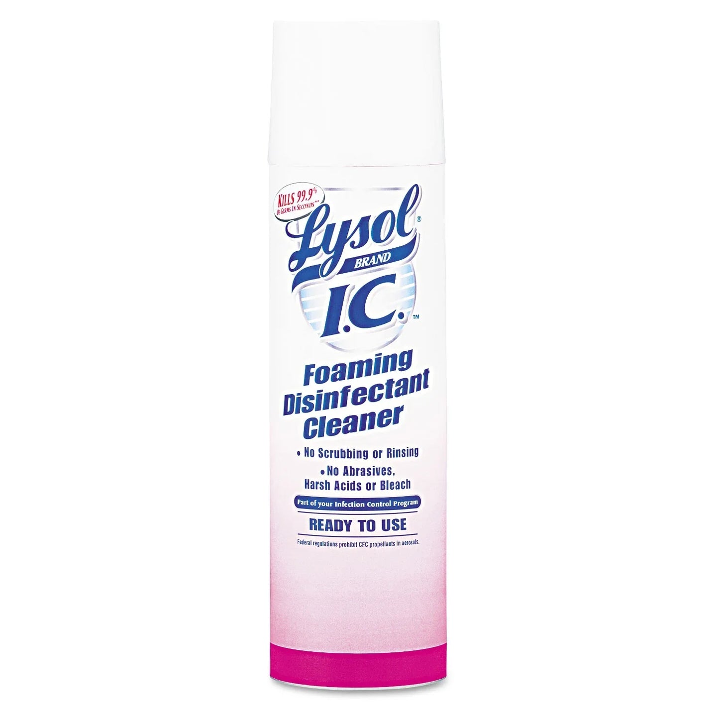 LYSOL Foaming Disinfectant Cleaner (24 oz Aerosol Cans), Case of 12 Household Disinfectants Pasteur Pharmacy