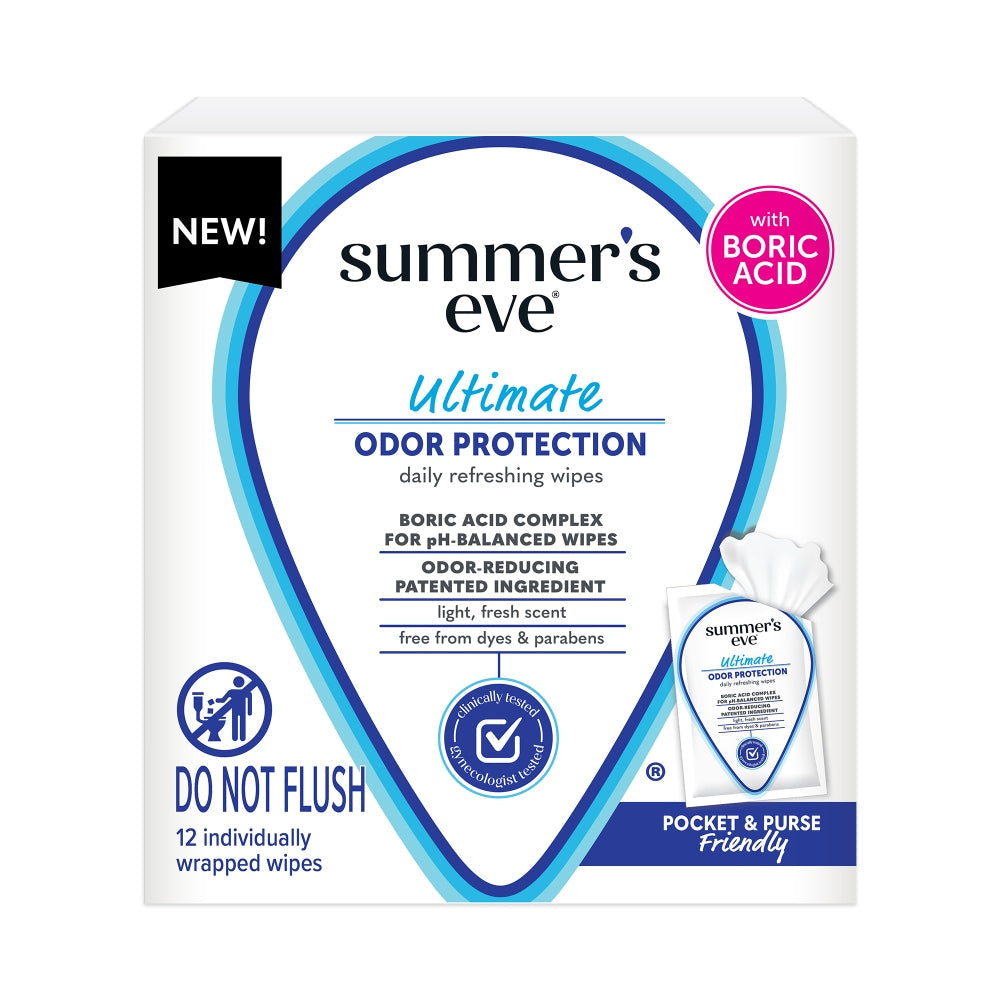 Summer's Eve Daily Refreshing Wipes, Ultimate Odor Protection Bath & Body Pasteur Pharmacy