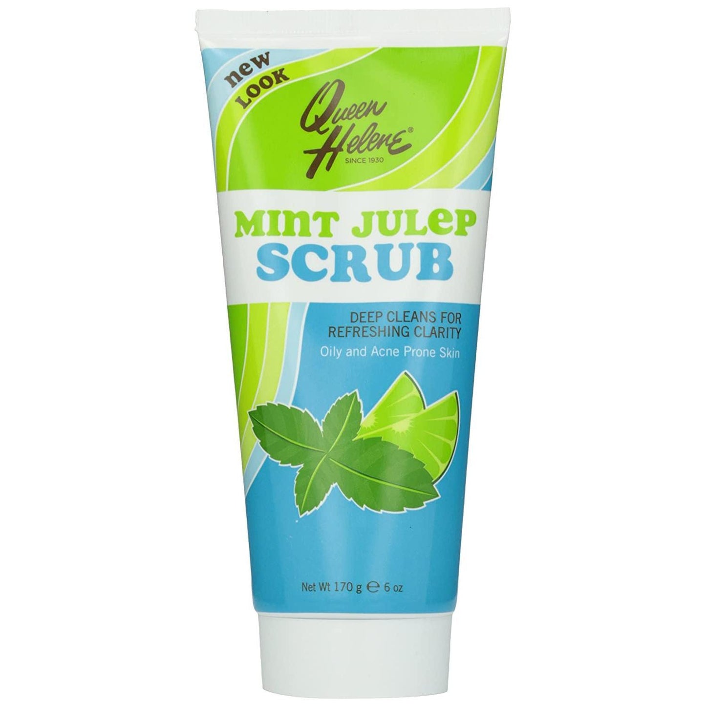 Queen Helene Refreshing Natural Facial Scrub Mint Julep - 6 Oz Scrubs Pasteur Pharmacy