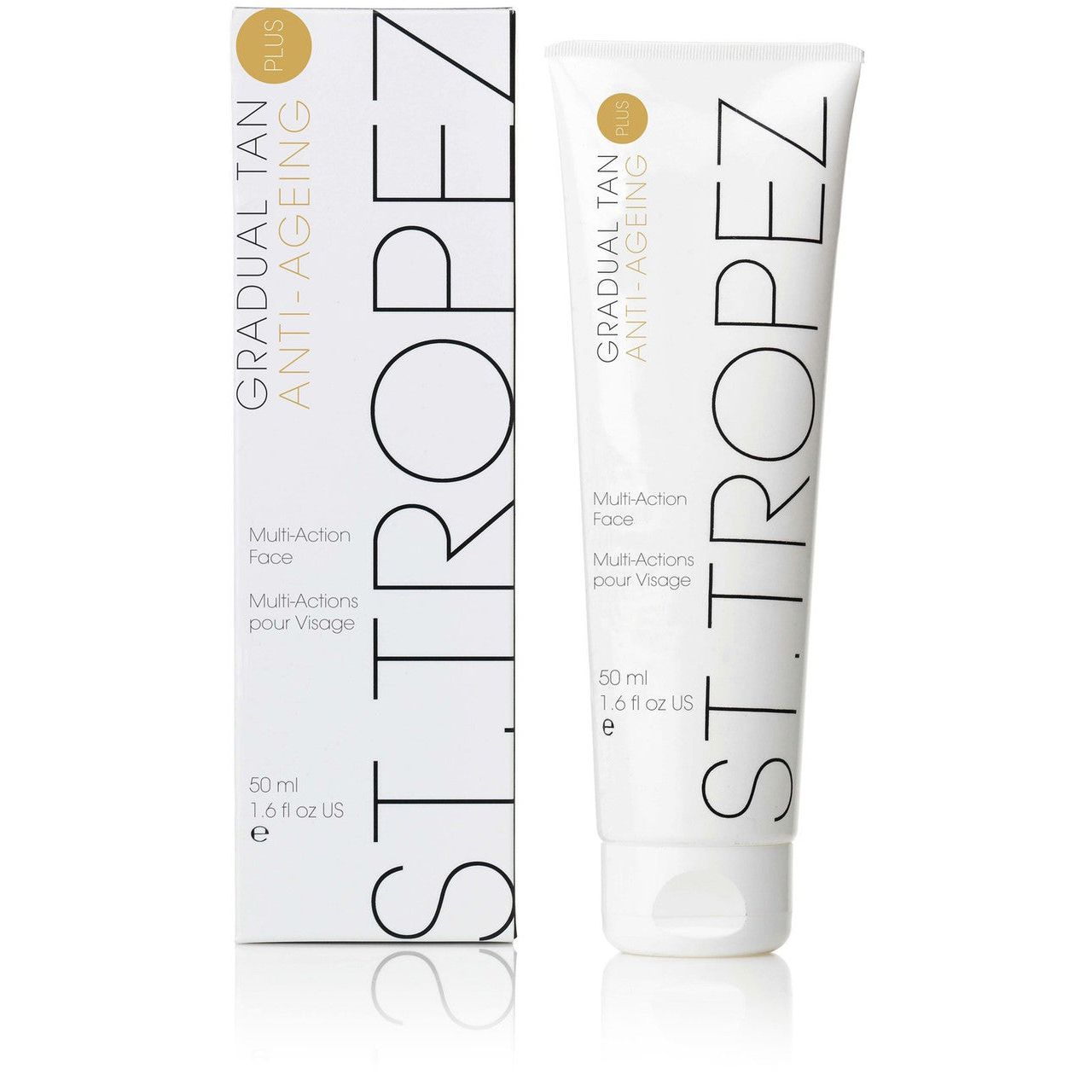 St. Tropez Gradual Tan Face Moisturizer Plus Anti-Aging 1.6 Oz Face Makeup Pasteur Pharmacy