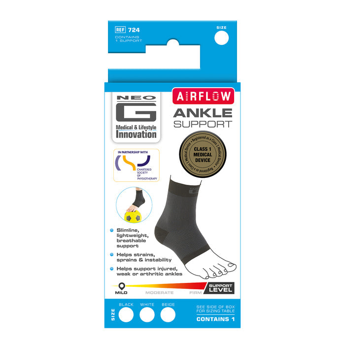 Neo G Airflow Ankle Support Brace Size Small Supports & Braces Pasteur Pharmacy