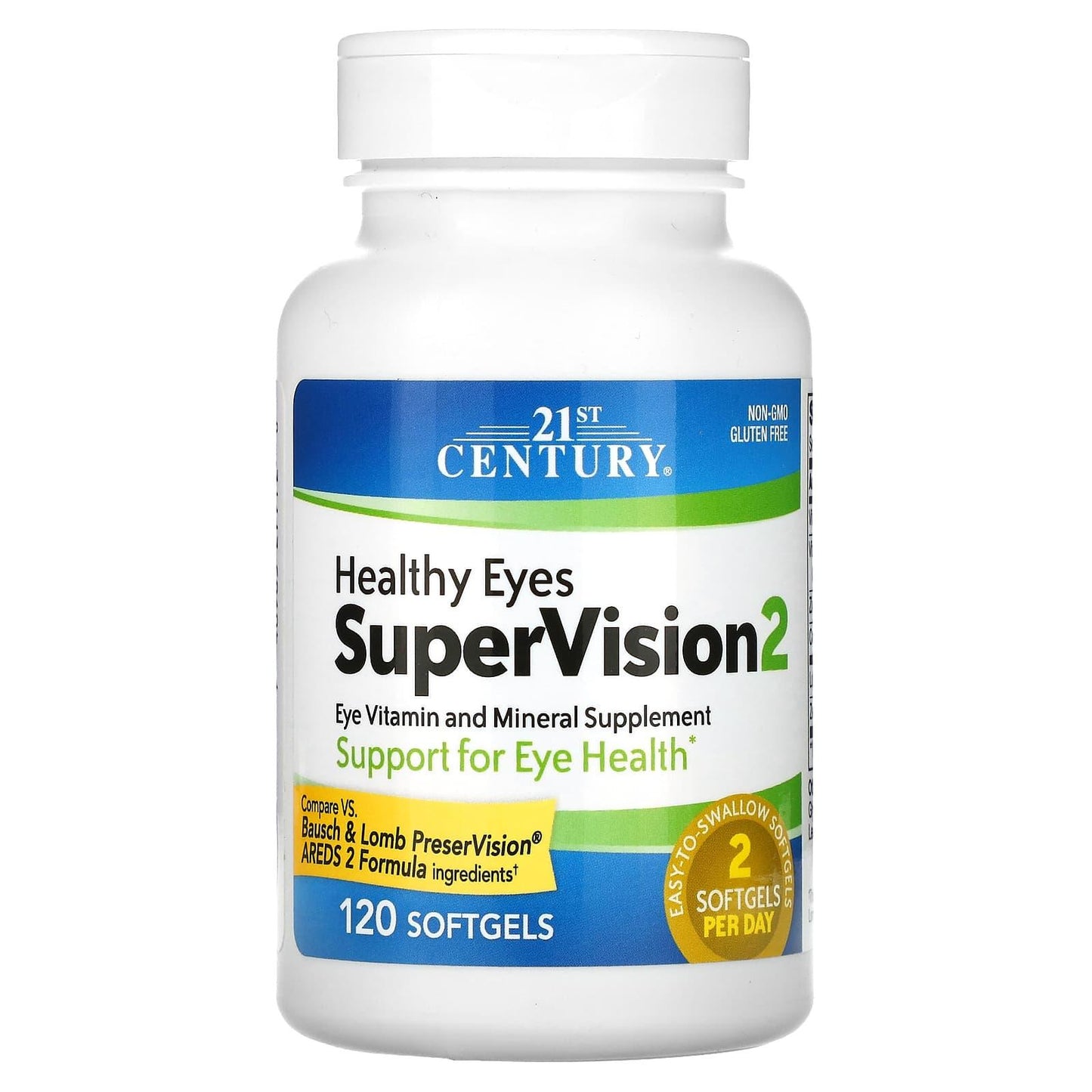 21st Century Healthy Eyes Supervision 2 Softgels 120Ct Vitamins & Supplements Pasteur Pharmacy