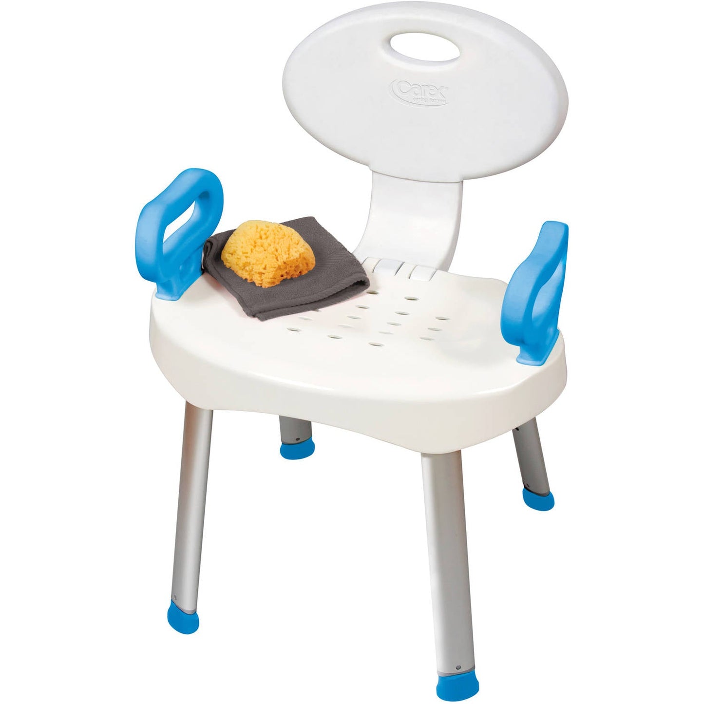 Carex Health Brands E-Z Bath and Shower Seat with Handles - Tool-Free Assembly Mobility & Accessibility Pasteur Pharmacy