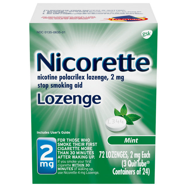Nicorette Mini Nicotine Lozenges, 2 mg (72 Count) Medicine & Drugs Pasteur Pharmacy
