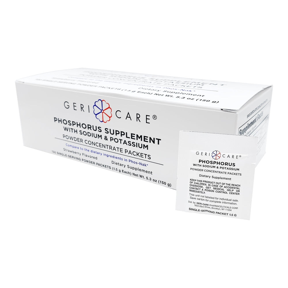 McKesson Brand Geri-Care Phosphorus / Sodium / Potassium Dietary Supplement #844-01-GCP Vitamins & Supplements Pasteur Pharmacy