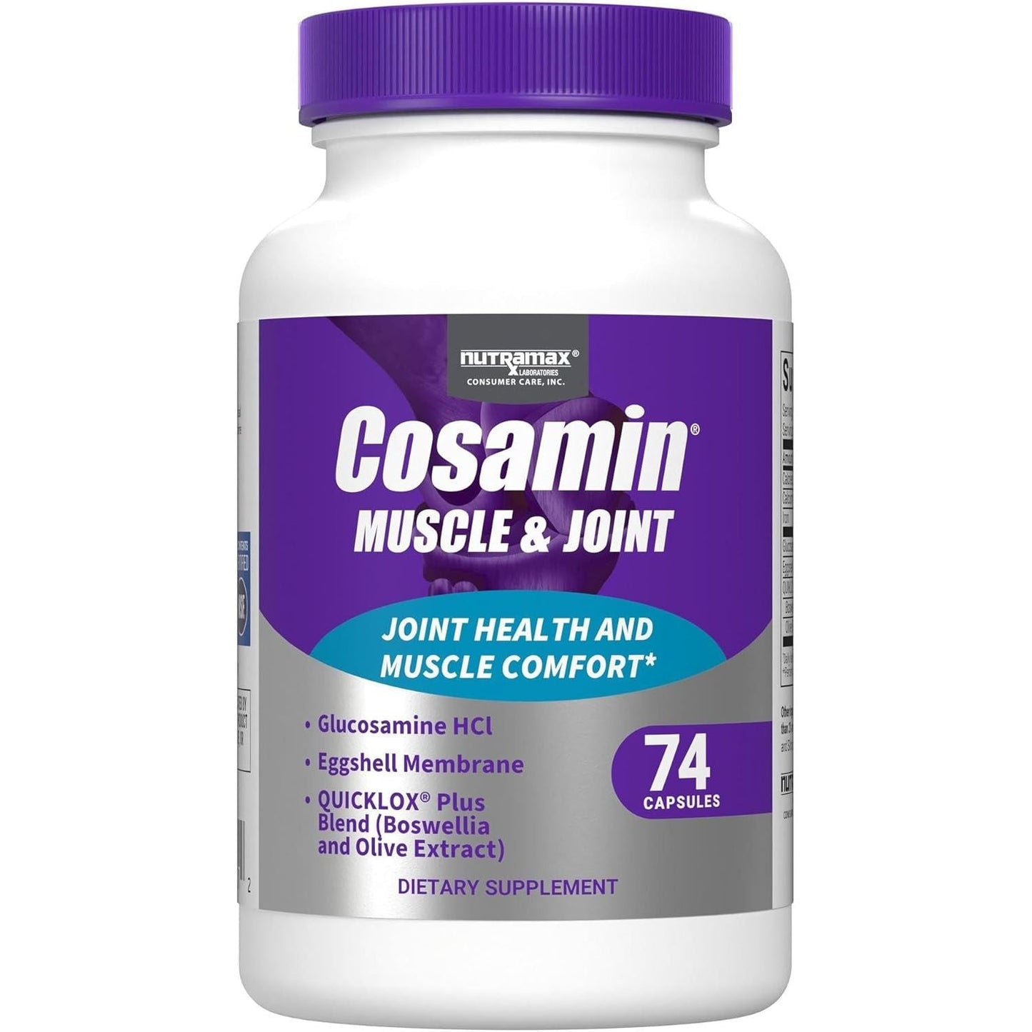 Nutramax Cosamin Joint Health And Muscle Comfort Capsules 74Ct Health Care Pasteur Pharmacy