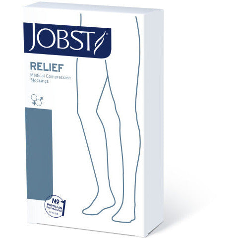 Jobst Relief Silicone Compression Knee High, 20-30 mmHg Open Toe Toe Spacers Pasteur Pharmacy