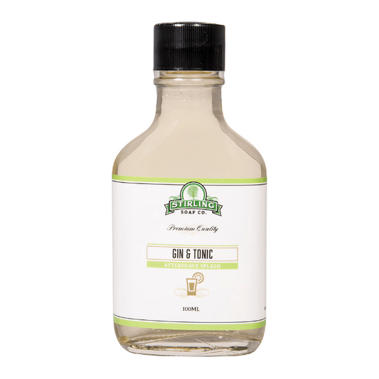 Stirling Soap Co. Gin & Tonic Shaving Collection Shaving Set Pasteur Pharmacy Aftershave Splash 3.4oz