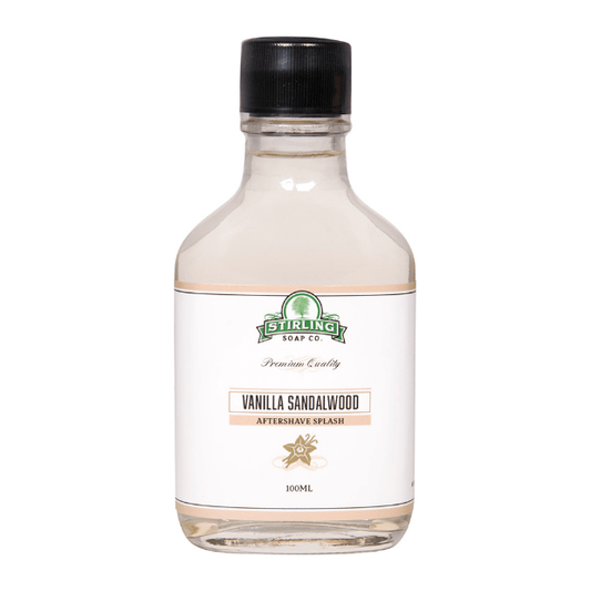 Stirling Soap Co. Vanilla Sandalwood Shaving Collection Shaving Set Pasteur Pharmacy Aftershave Splash 100ML