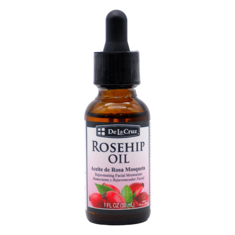 De La Cruz Rosehip Oil 100% Pure Facial Moisturizer 30ml / 1 Fl.oz Cuticle Cream & Oil Pasteur Pharmacy