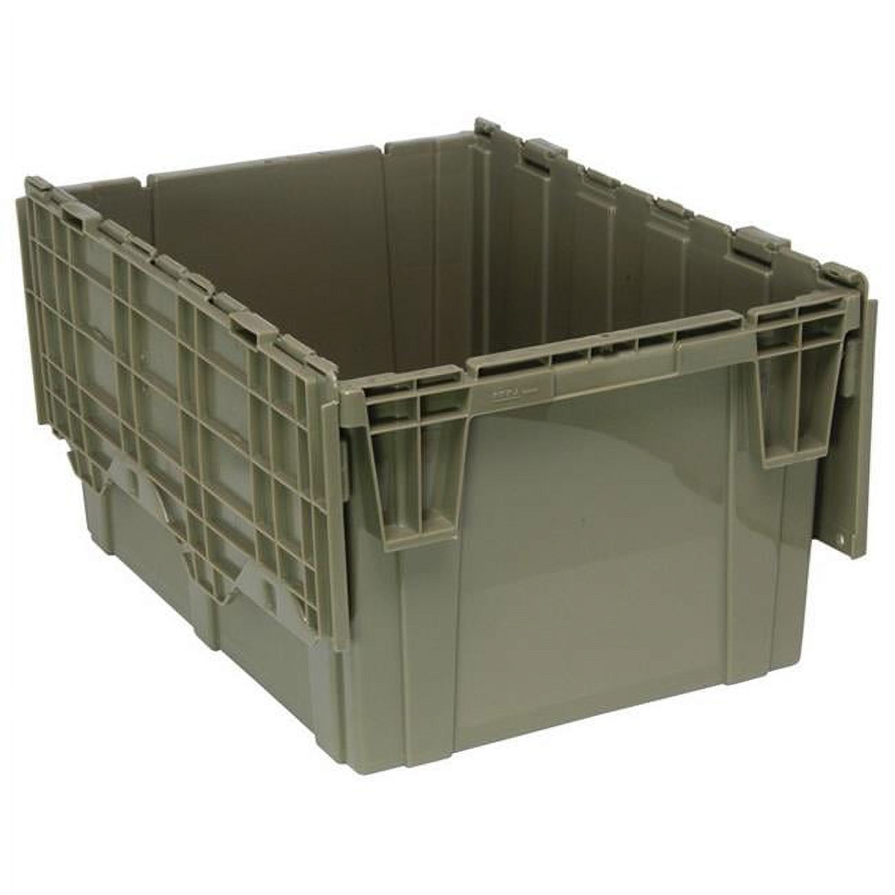 Quantum Storage Systems Gray Attached Lid Container, Plastic Cabinets & Storage Pasteur Pharmacy