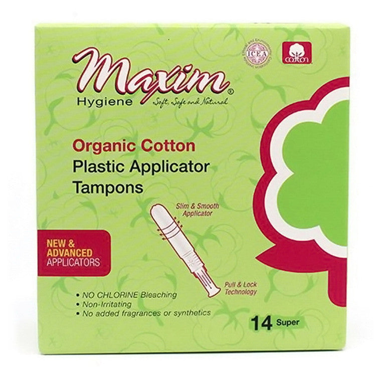 Maxim Organic Tampons Pa Supr 14 Tampons Pasteur Pharmacy