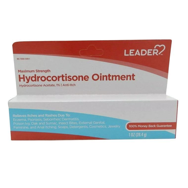 Ungüento de hidrocortisona al 1% LEADER™, 1 oz