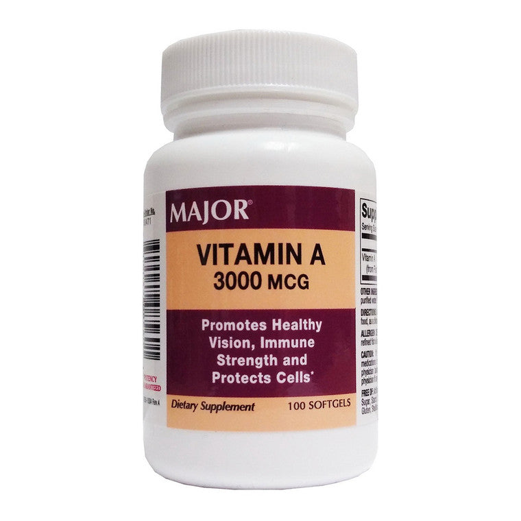 Vitamin A Soluble Capsule 10Mu 100Ct Vitamins & Supplements Pasteur Pharmacy