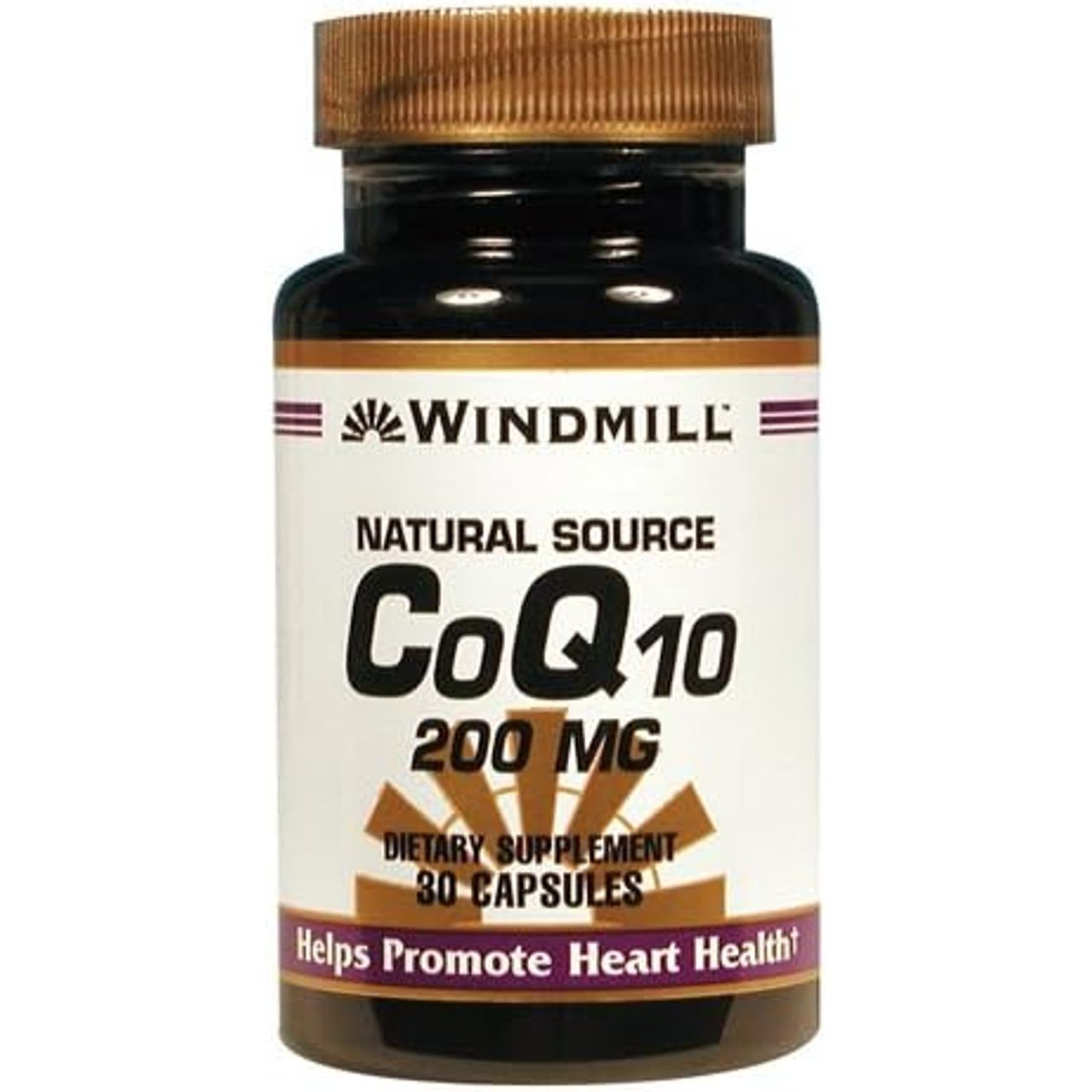 Windmill® Natural Source CoQ10 200 mg – Cardiovascular & Energy Support (Capsules) Vitamins & Supplements Pasteur Pharmacy