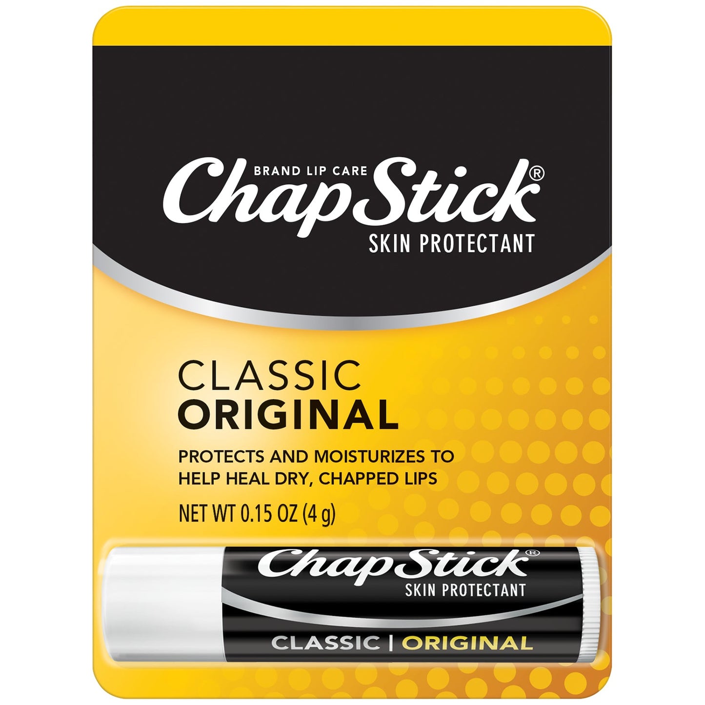 ChapStick Classic Skin Protectant Lip Balm Tube, 0.15 Ounce Lip Balms & Treatments Pasteur Pharmacy