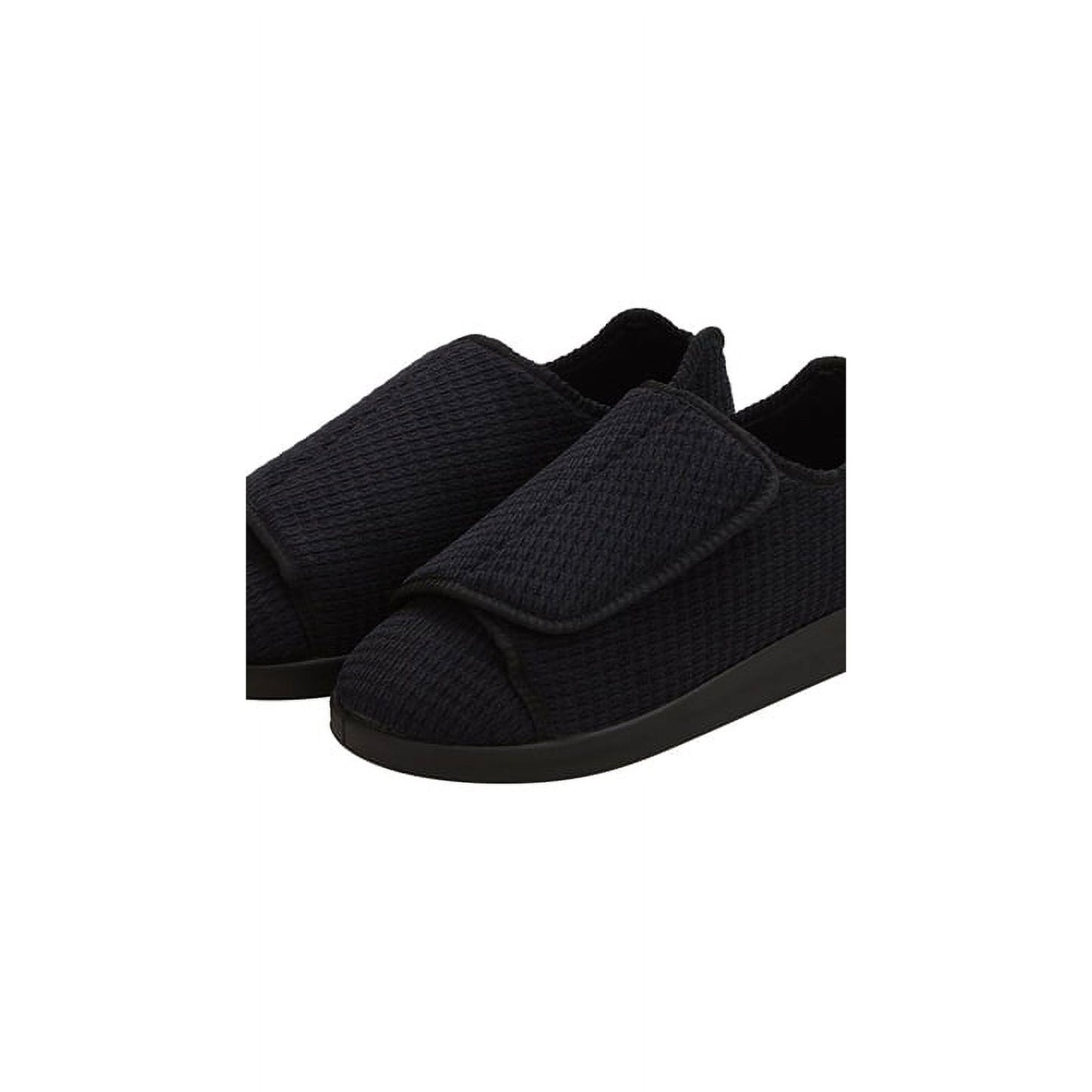 Silverts Men’s Double-Extra Wide Slip-Resistant Slippers For Seniors 14 Black Shoes Pasteur Pharmacy