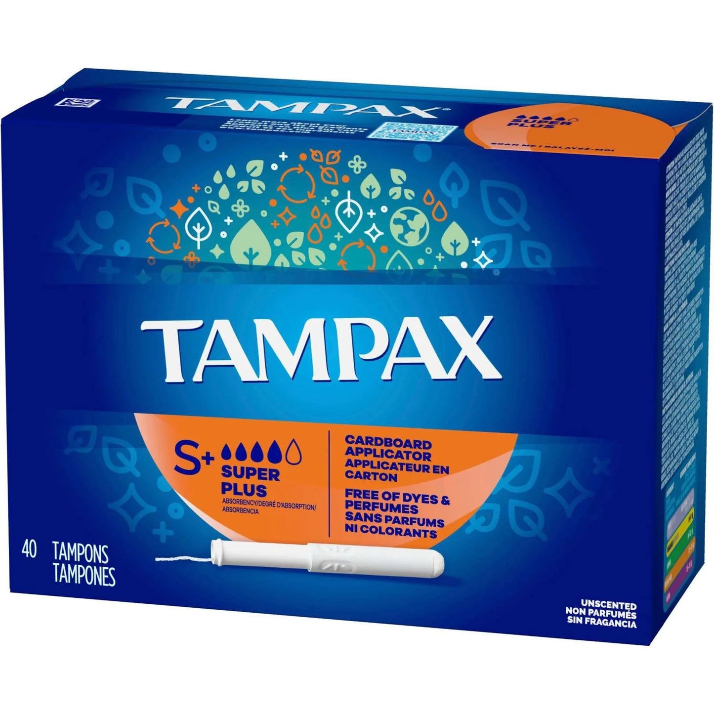 Tampax Tampons, Cardboard Applicator, Super Plus Absorbency, Unscented Tampons Pasteur Pharmacy